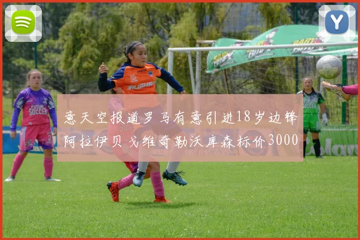 意天空报道罗马有意引进18岁边锋阿拉伊贝戈维奇勒沃库森标价3000万欧元