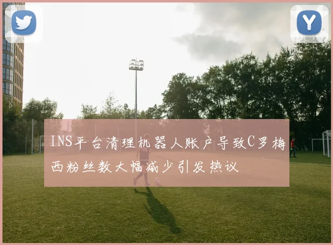 INS平台清理机器人账户导致C罗梅西粉丝数大幅减少引发热议